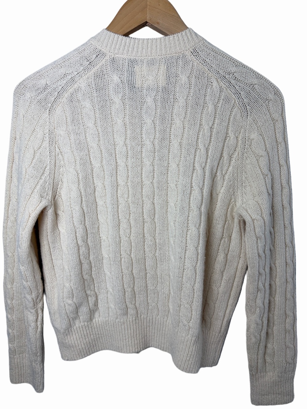 Doen Penrose Cardigan in Sea Salt Wool Linen Cotton XS Minimalist Clean Beauty - Picture 10 of 16